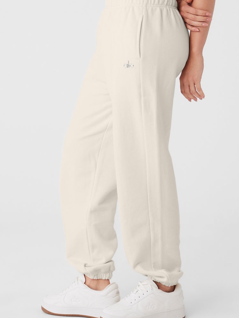 Alo Yoga Accolade Sweatpants Ivory / Bone Off-White - Men's L (EUC)